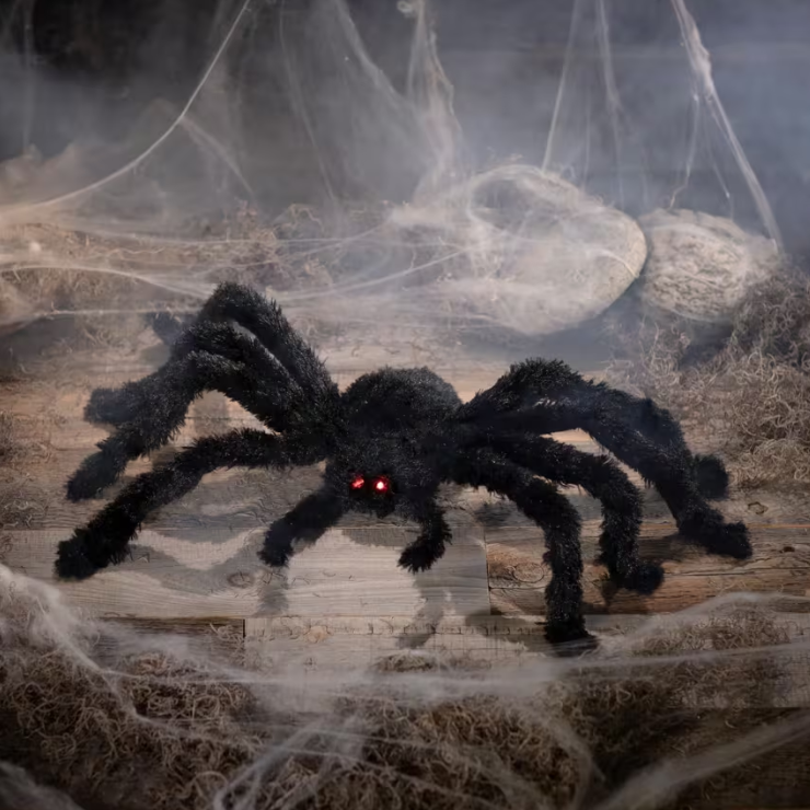 31" Giant Crawling Animated Spider Halloween Decoration