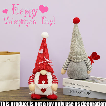 18" Stuffed Gnome Valentine's Day Decoration