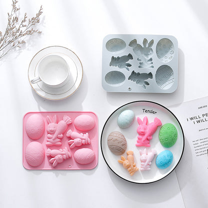 Bunny & Easter Egg Silicone Mold