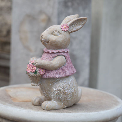 20" Resin Easter Rabbit Statues
