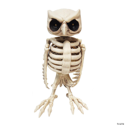 Skeleton Owl Animated Prop