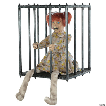 Screaming Caged Kid Animated Prop or Costume Accessory