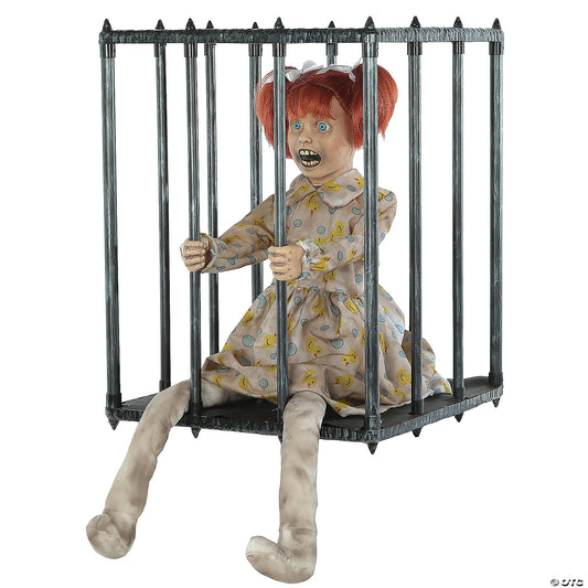 Screaming Caged Kid Animated Prop or Costume Accessory