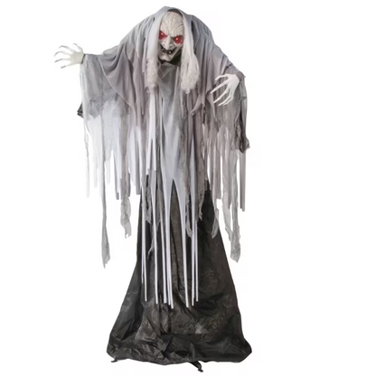 5 ft 5 inch animated witch hag Halloween prop
