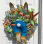 Easter Bunny Butt Wreath with Bunny Ears & Colorful Ribbons – 7 Styles