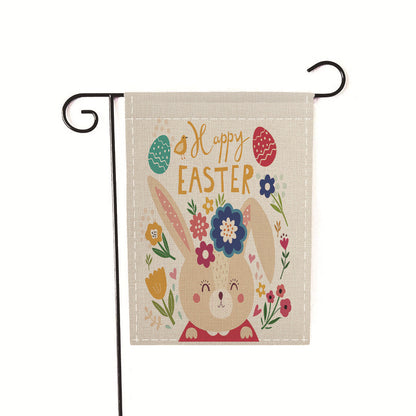 Easter Bunny Double Sided Flag - 12 Styles