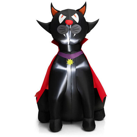 4.7 Ft Inflatable Vampire Black Cat