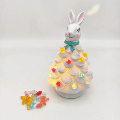 Light-Up Easter Bunny Vintage Style Tree