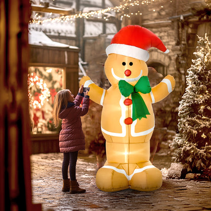 6 Ft Christmas Inflatable Gingerbread Man