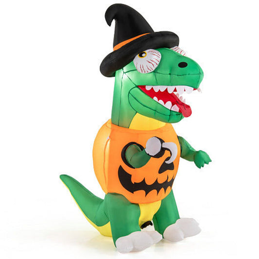 6 Ft Inflatable Dinosaur Pumpkin