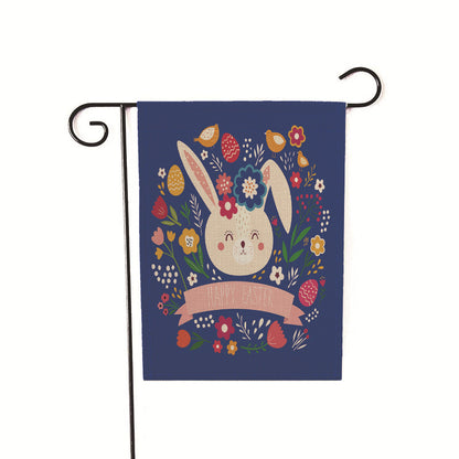 Easter Bunny Double Sided Flag - 12 Styles