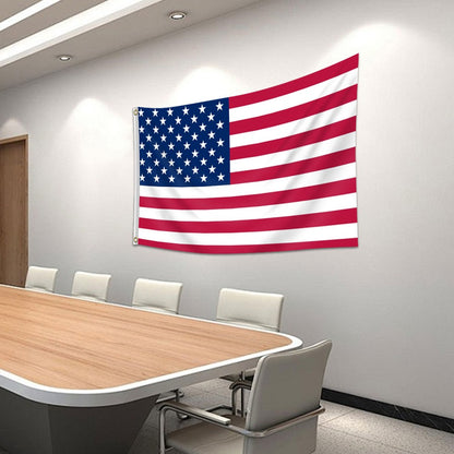 4’ x 6’ American Flag – Premium Polyester (Set of 4)
