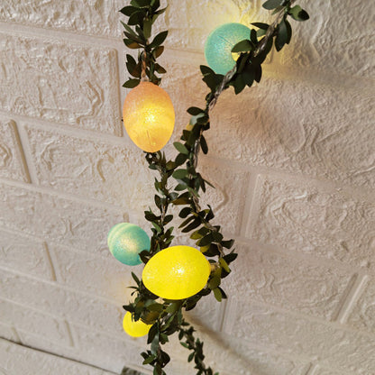 Vine Garland with Easter Egg Lights