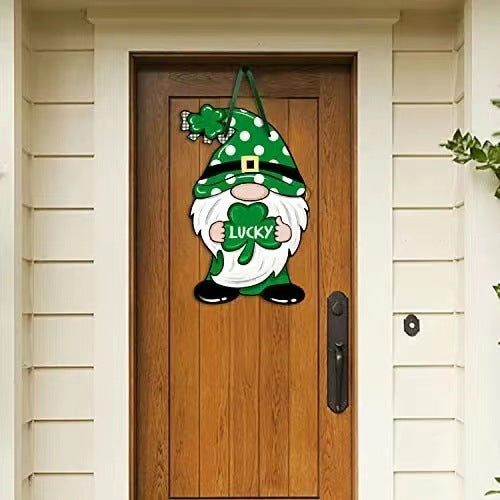 15.7" St. Patrick's Day Lucky Door Decoration