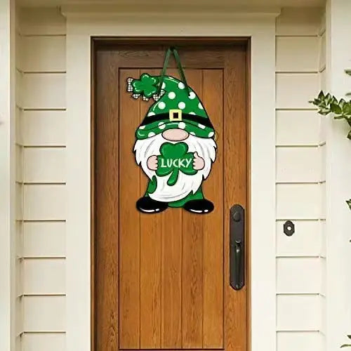 15.7" St. Patrick's Day Lucky Door Decoration - Holiday Spirit Shop