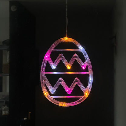 Hanging LED Easter Egg Window Lights – Battery Operated