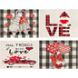 Set of 4 Valentines Day Placemats