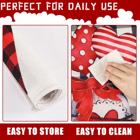Set of 4 Valentines Day Placemats - Holiday Spirit Shop