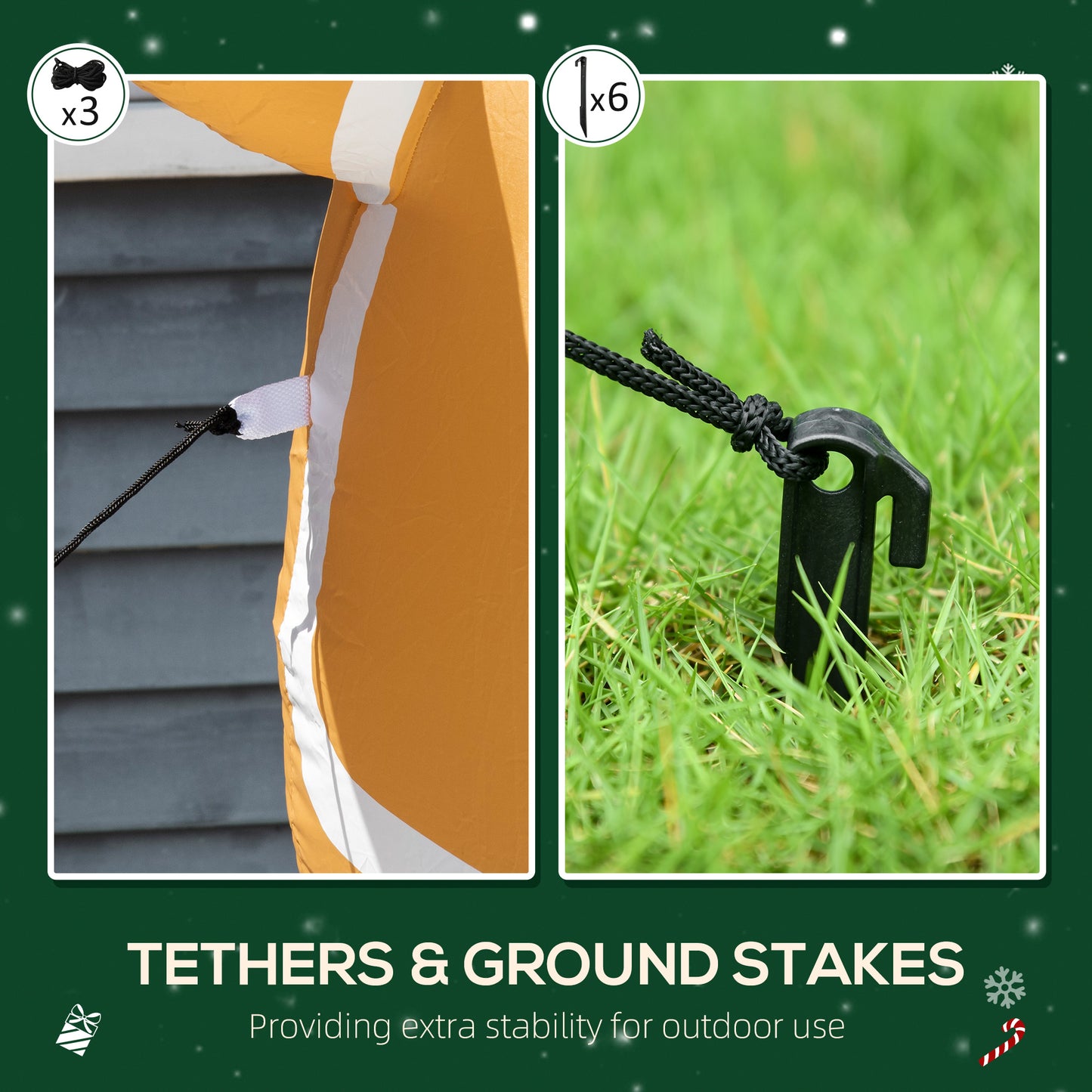 6 Ft Christmas Inflatable Gingerbread Man