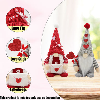 18" Stuffed Gnome Valentine's Day Decoration