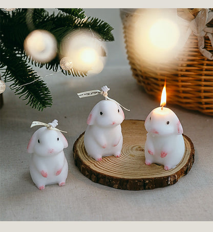 Floppy Ear Bunny Aromatherapy Candle – English Pear & Freesia