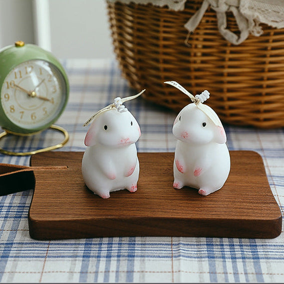 floppy ear Easter bunny candles