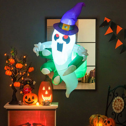 3.9 Ft Inflatable Window Ghost