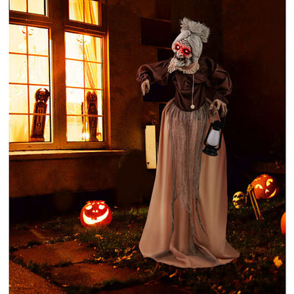 Life Size Animated Old Hag Witch