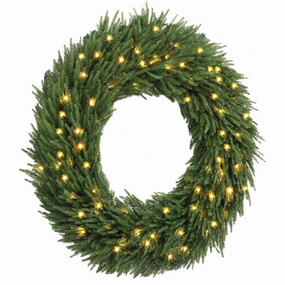 36 Inch Pre-Lit Norfolk Pine Christmas Wreath – product image