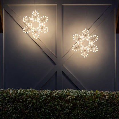 20" Giant Folding Lighted Snowflake Outdoor Christmas Decoration