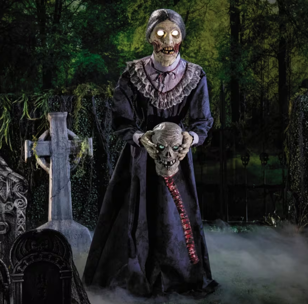 5.6 Ft Zombie Couple Animated Prop