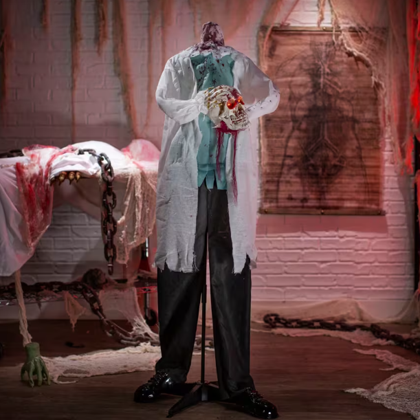 5 Ft. 2 in. Headless Doctor Animated Halloween Prop