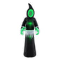 8 Ft Giant LED Green Mirror Face Phantom Inflatable