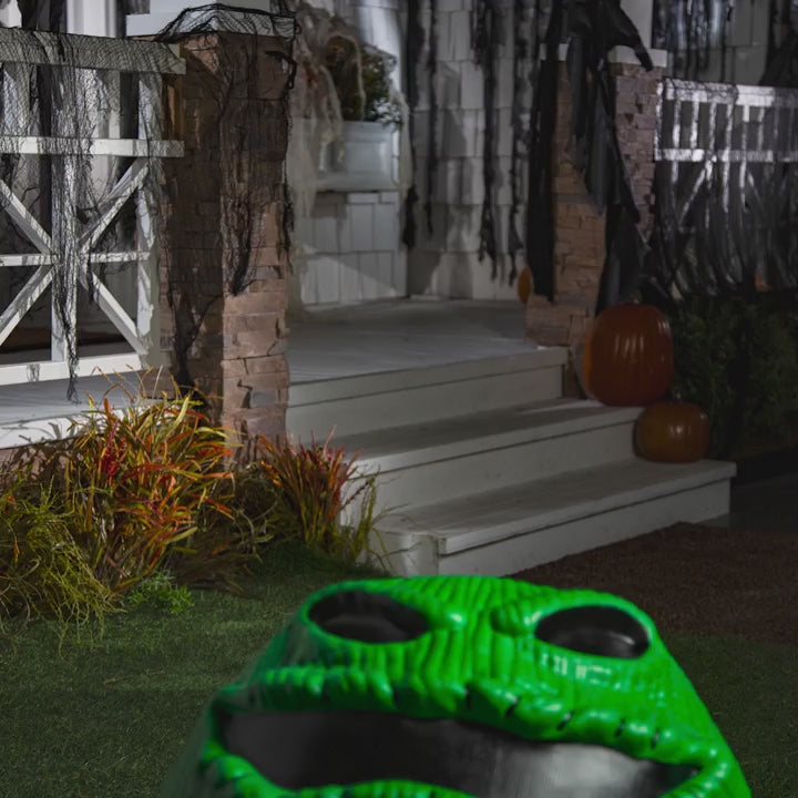 49" Lighted Pumpkin Stack - Jack Sally Oogie Boogie Halloween blow mold