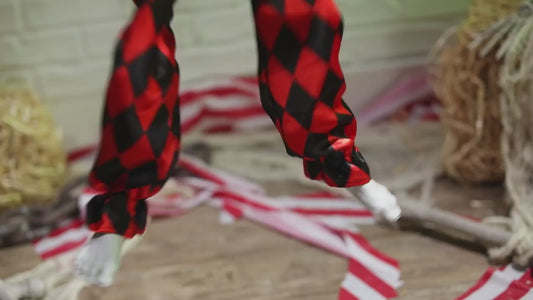3 Ft Singing Clown on a Swing animated Halloween prop