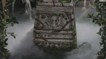 5.7 Ft Angel Tombstone Lighted
