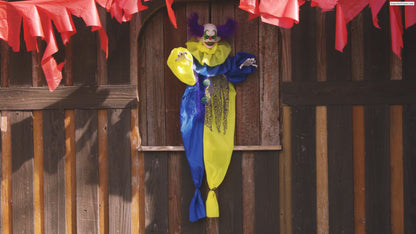 47" Hanging Killer Clown Animated
