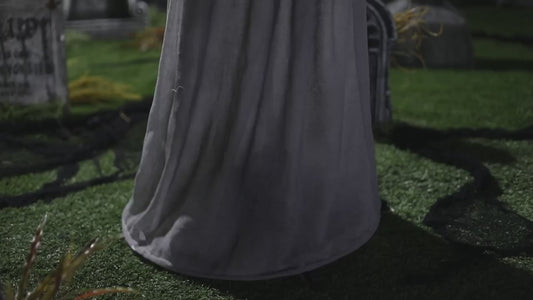 Halloween 2026 - 5 Ft. 6" Animated Turning Sudden Surprise Angel Graveyard Prop