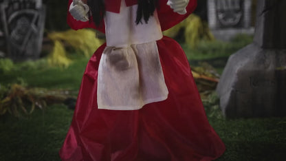 Halloween 2026 - 35" Red Riding Hood Doll Animated Prop