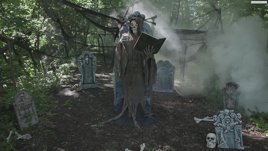 7 ft soul collector animated Halloween prop