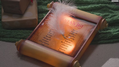 Animated Santa's List Lighted & Musical Decoration