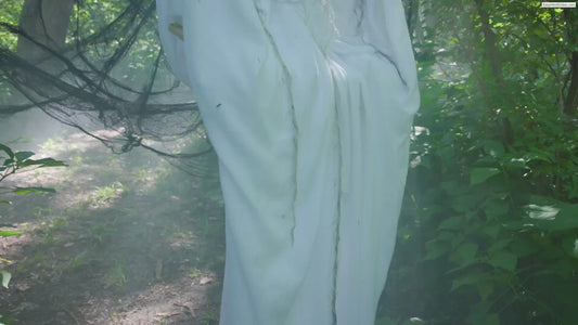 5 Ft Ghost on a Swing  Animated Halloween Prop