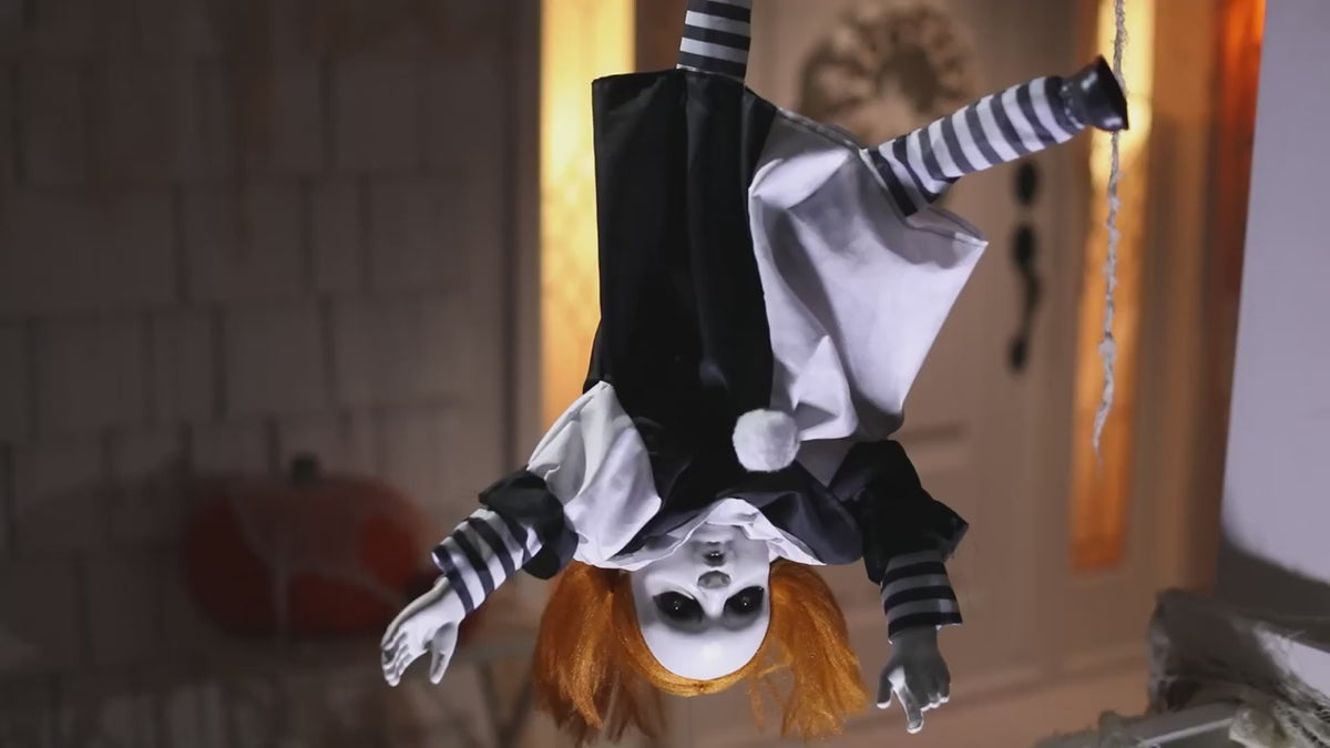 Talking Animated Upside Down Clown Doll