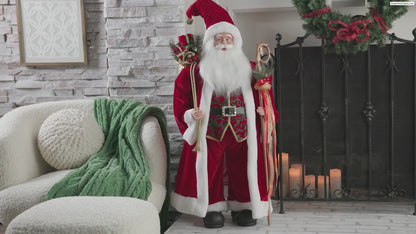 3.5 Ft Classic Santa Figure Christmas Home Decoration