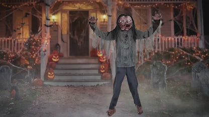 Halloween 2026 - 6 Ft Animated Jack & Jill Two Headed Zombie Prop
