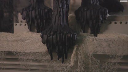 Black Melting Lighted Candles