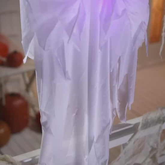 Halloween 2026 - 47" Light-Up Hands in Heart Shape Talking Ghost Decoration