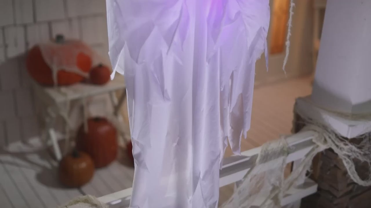 Halloween 2026 - 47" Light-Up Hands in Heart Shape Talking Ghost Decoration