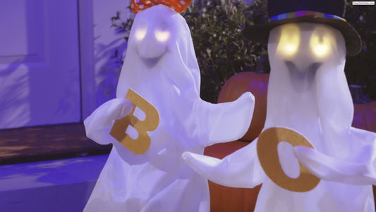 Set of 3 - 27" Talking Boo Ghosts Pathway Decoration