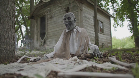 Gaseous Zombie Animated Outdoor Fog Prop